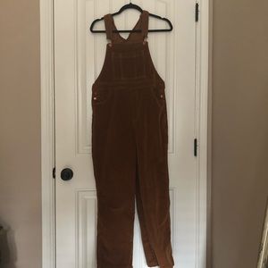 Universal Thread Corduroy Overalls in Rust
